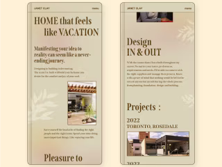 Janet Clay - Branded Website Design (An Architect's Portfolio)