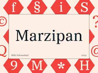 Marzipan | Font Design