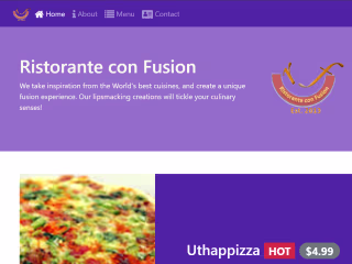 Restaurant's Website