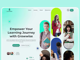 Growwise EdTech Homepage :: Behance