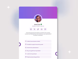 LinkSpark — Bio Link Website Framer Template