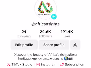 Social media management & Content creation | African sights