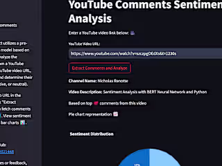 Comment Feel - YouTube Comments Sentiment Analyzer Tool