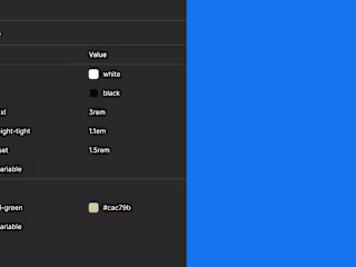 Webflow CSS variables