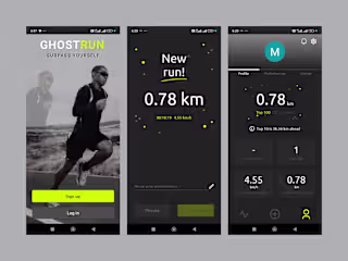 GhostRun Mobile App with React Native