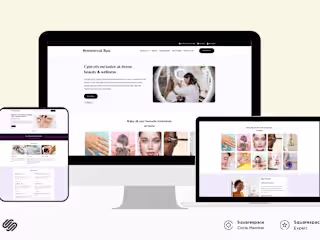 Spa Website On WordPress and Redesign Squarespace