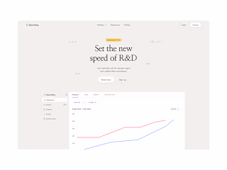 Benchling landing page design concept