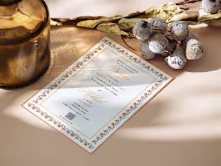 Wedding Card Design | Kashmiri