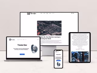 Tinnie Dev: A Modern Tech Blog with Intelligent Features
