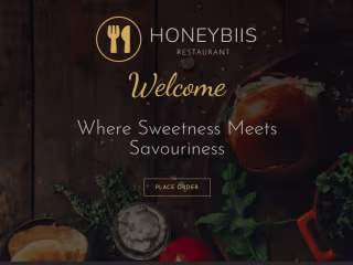 Visually appealing landing page