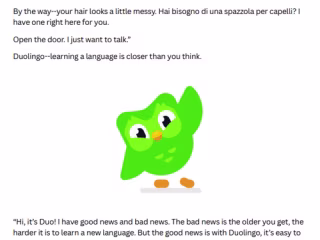 Spec Work: Duolingo Radio Ad