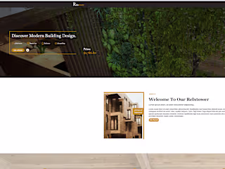 Real Estate Website Landing Page