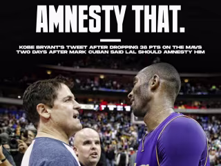 Kobe 🐍 Made Mark Cuban INSTANTLY Regret His Words