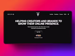 Crafting a Portfolio Website for Talal Tariq