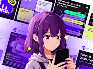 Social media post design for Video Tech Company