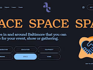 Arts Collective - Web Design