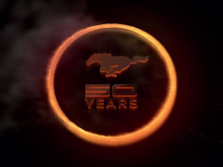 Mustang 50 years Logo Animation 