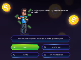 Affilionaire game in Vue.js & Laravel