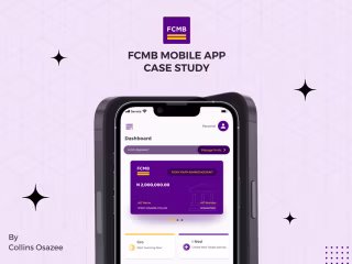 FCMB MOBILE APP CASE STUDY on Behance