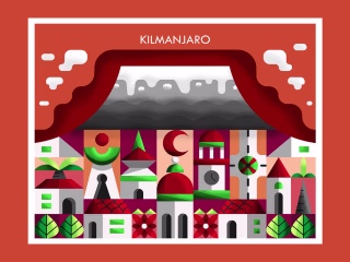 Safari Postcard Tanzania :: Behance