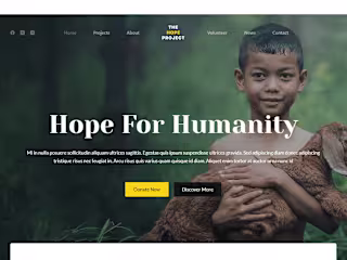 Donation website