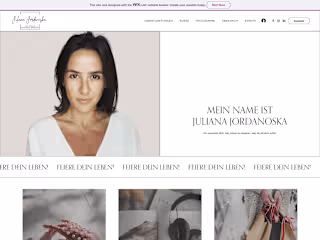 Juliana Jordanoska - WIX Editor Website