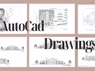 I will drawing of plans, elevations and sections on autocad