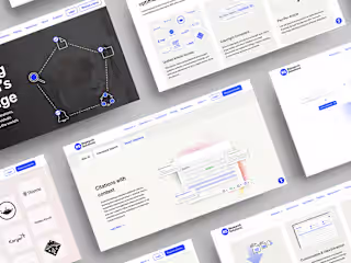 Tailored UI Assets for a Research Company Website