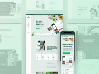 Digital Catering Service Landing Page