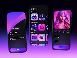 NFT Marketplace - Mobile App