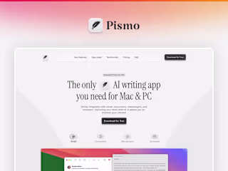 Redesign Pismo website.