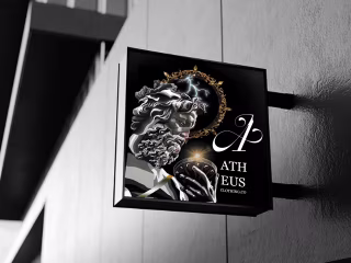 Advertising signage art