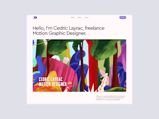 Web Design & Framer Development - Cedric Layrac