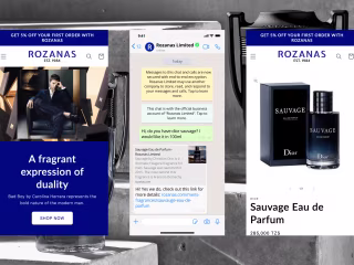 E-Commerce Website & Brand Design – Rozanas