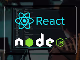 Create a website using React.js, Node.js