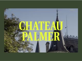 Webflow development for Château Palmer website