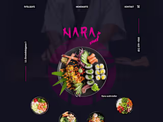 Website Redesign - Sushi restaurant