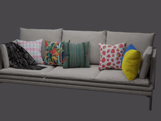 A model of a couch