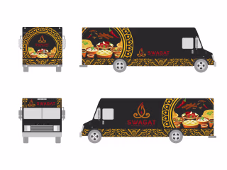 Food truck wrap