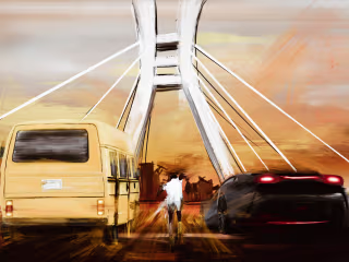 Hustle: An Artpiece Expressing Lagos