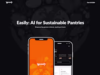 Easily- AI for Sustainable Pantries
