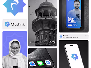 Muslink | Social Network Platform Mobile App UI