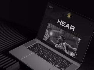 A Stand-out Website Design for a Professional Basketball Team