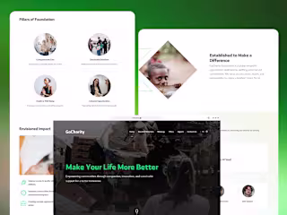 GoCharity Micro Website Design