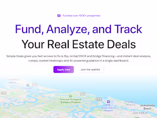 Interactive Landing Page for Real Estate Investors