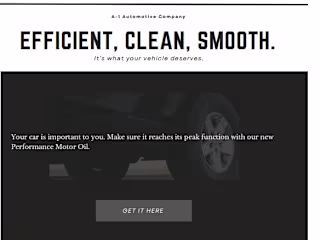 A-1 Automotive Email - Spec