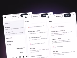 Building Contra an Advanced Navigation & Footer in Framer