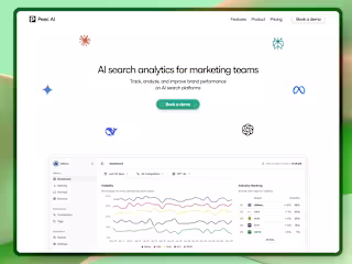 Peec.ai - Interactive landing page design & development