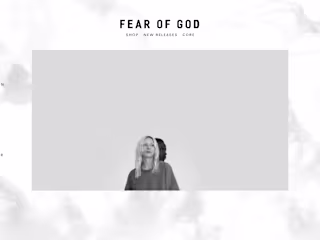Fear of God Web Concept