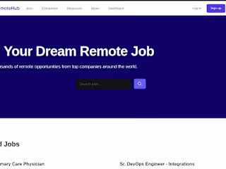 RemoteHub (Remote job listing website)